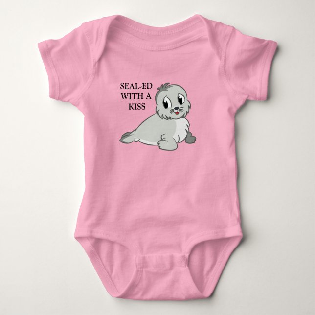 Förseglat T-Shirt Baby Bodykostym (Framsida)