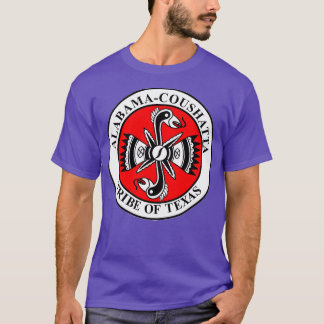Försegling av Alabamacoushatta-stam av Texas Usa T Shirt