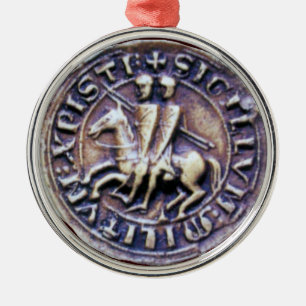 FÖRSEGLING AV KNIGHTS-MALLAR JULGRANSPRYDNAD METALL