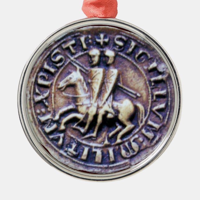 FÖRSEGLING AV KNIGHTS-MALLAR JULGRANSPRYDNAD METALL (Framsidan)