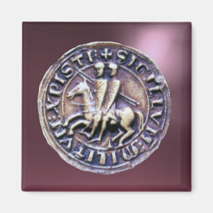 FÖRSEGLING AV KNIGHTS-MALLAR MAGNET
