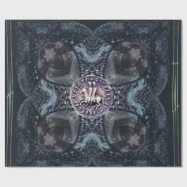 FÖRSEGLING AV KNIGHTS-MALLAR PÅ JÄRN KOR Black Presentpapper