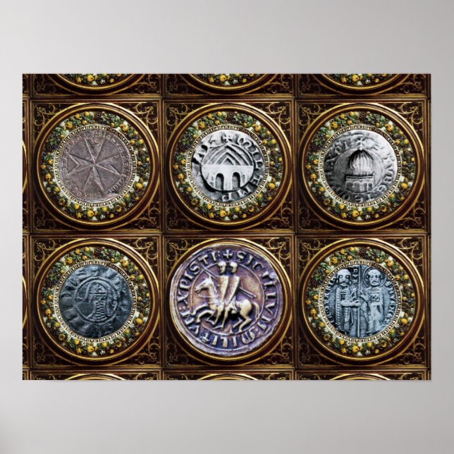 FÖRSEGLING AV KNIGHTS-MALLAR POSTER (Framsidan)