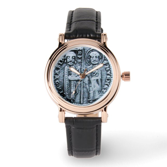 FÖRSEGLING AV KNIGHTS TEMPLAR St Peter och St Paul Armbandsur (Framsida)