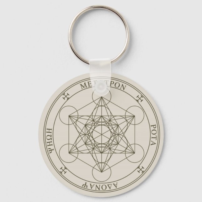 Försegling av Metatron Keychain Nyckelring (Framsida)