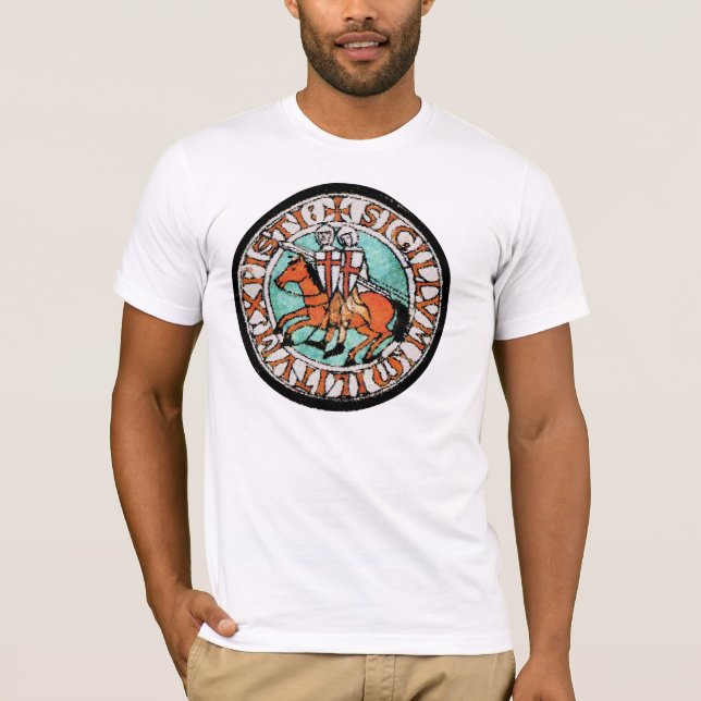 Försegling av riddarens mall - REVOLUTION T-shirt (Framsida)