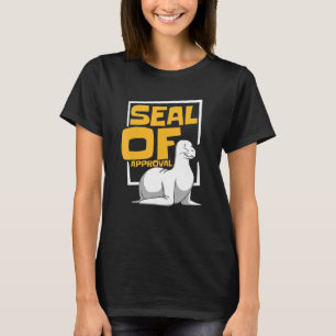 Försegling för godkännandevetenskapen Natur Biolog T Shirt