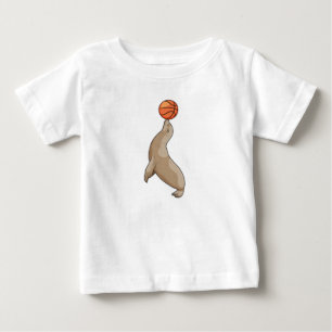 Försegling med basket t shirt