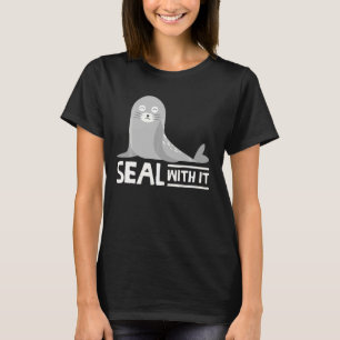 Försegling med Coolan Sea Lejon T Shirt