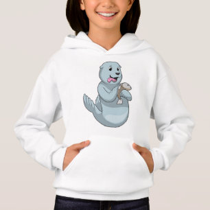 Försegling med fisk t shirt