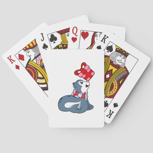 Försegling med gift casinokort (Baksidan)