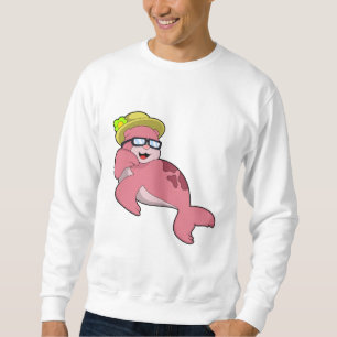 Försegling med glasögon.PNG Lång Ärmad Tröja