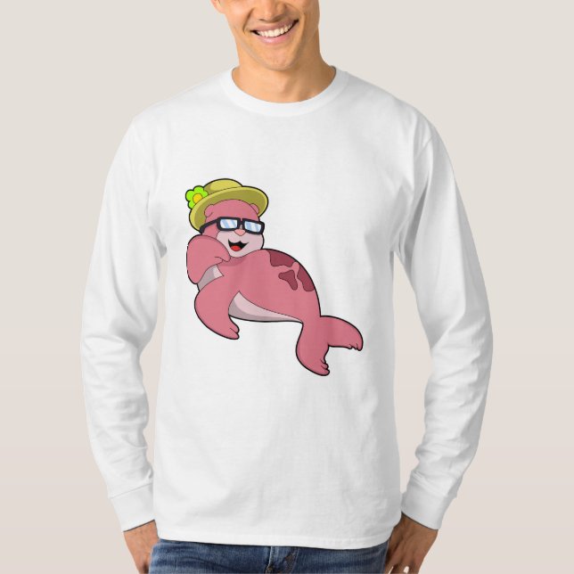Försegling med glasögon.PNG T Shirt (Framsida)