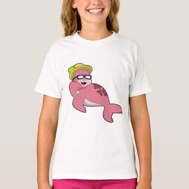 Försegling med glasögon.PNG T Shirt (Framsida)