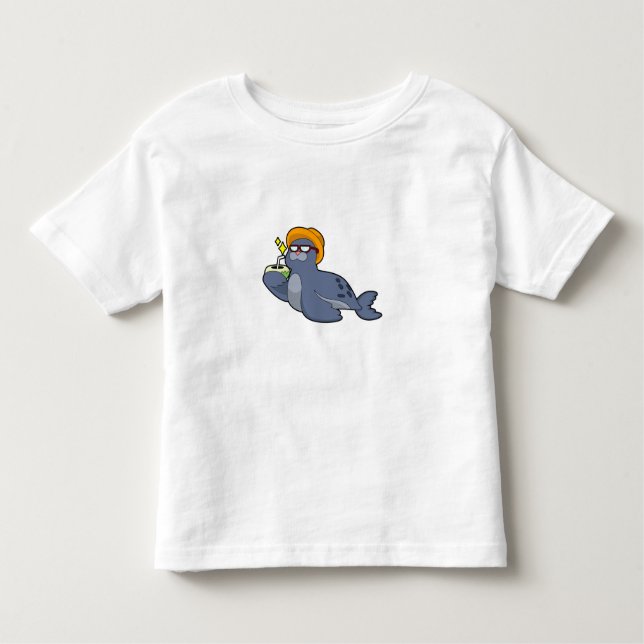 Försegling med kokonut t shirt (Framsida)
