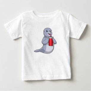 Försegling med kopp t shirt