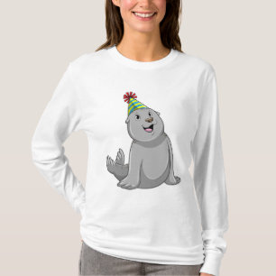 Försegling med Party hat Party T Shirt