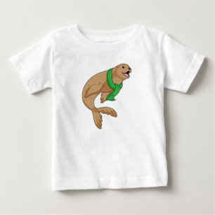Försegling med Scarf T Shirt