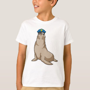 Försegling som polis t shirt