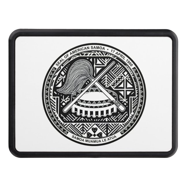 Försegling till American Samoa Hitch Cover Dragkroksskydd (Framsidan)