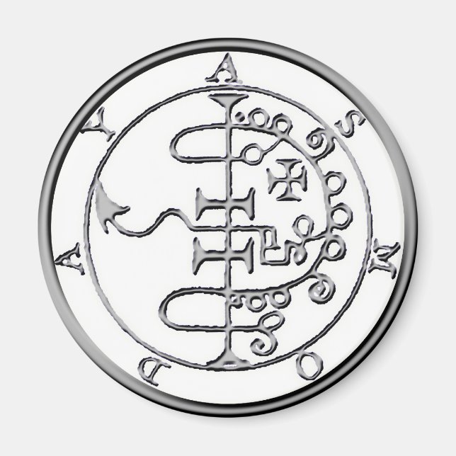 Förseglingen Asmoday Asmodeus Magnet (Framsidan)