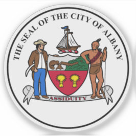 Förseglingen av Albany, New York Klistermärken