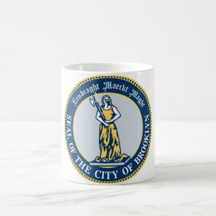 Förseglingen av Brooklyn (Borough in New York City Kaffemugg