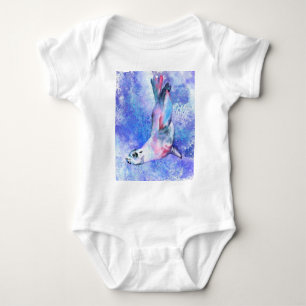 Förseglingen Baby Bodykostym - målning T Shirt