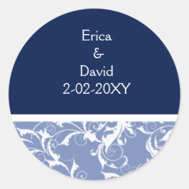 Förseglingen för marint kuvert runt klistermärke