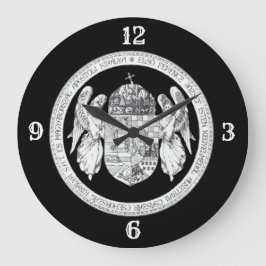 Förseglingen till det ungerska cirkumflexet stor klocka