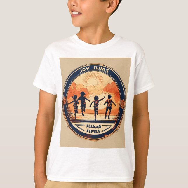 Förseglingsfamilj vid Sunset T-Shirt Design (Framsida)
