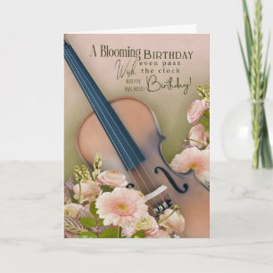 Försenad Födelsedagspresent För Violinist – Blommi Kort