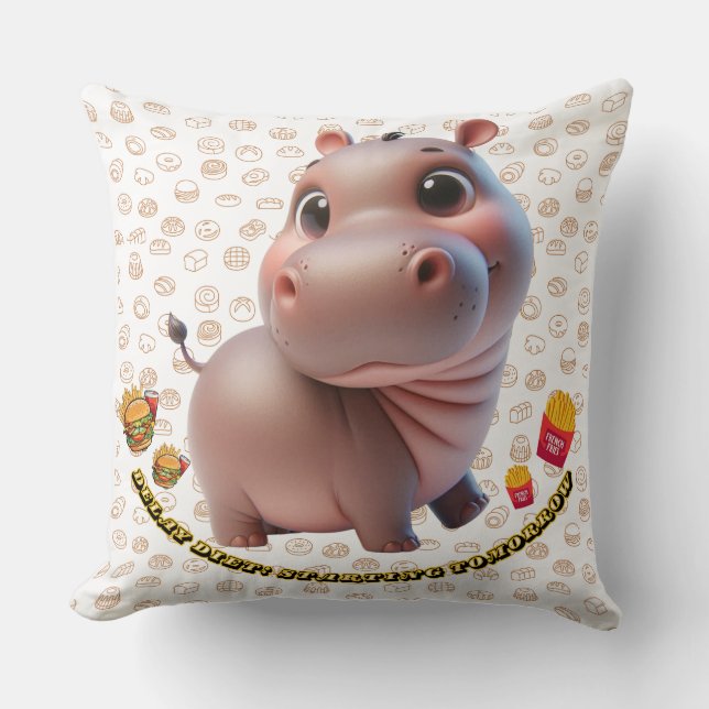 Försenad kost: Framöver i morgon Kudde (Framsida)