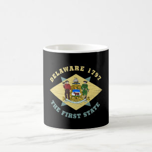 FÖRSENARE 1797 FÖRSTA STATLIG FLAGGA KAFFEMUGG