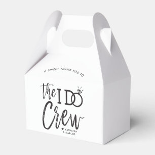 Förser med besättning jag   bröllopsfestfavör presentaskar