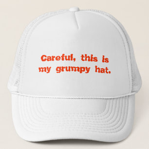 Försiktig är denna min Grumpy hatt Truckerkeps