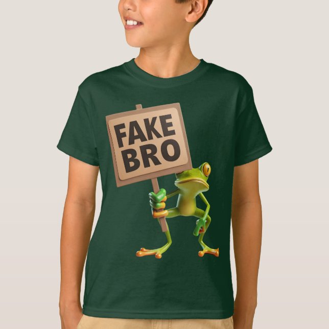 Försiktig Froglet T Shirt (Framsida)