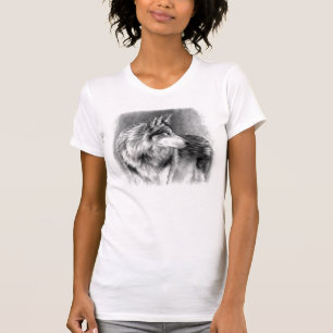 Försiktig ögavargt-skjorta t-shirt
