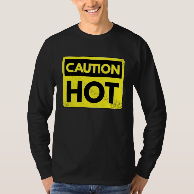 Försiktig varmt t shirt (Framsida)