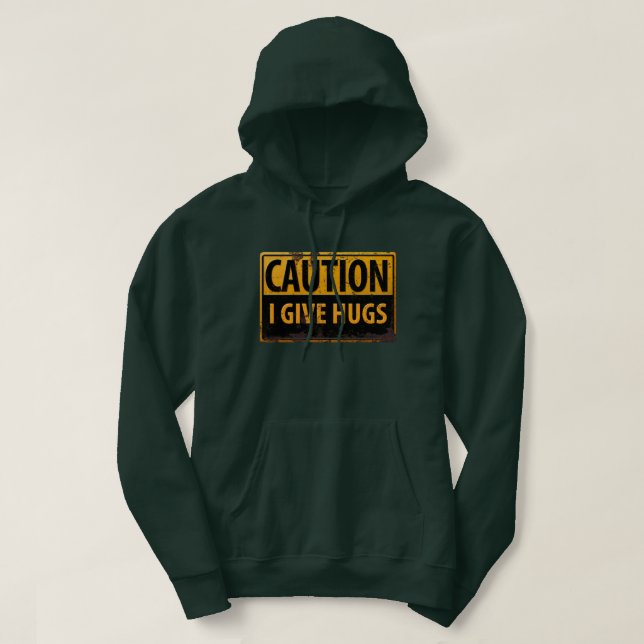 FÖRSIKTIGHET, I Ge-hoggvarningen Metall Sweatshirt (Design framsida)