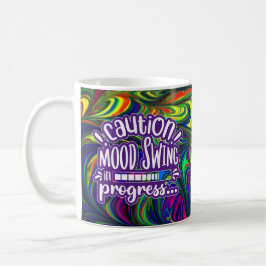 Försiktighet! Mood Swing in Progress - Lunt Mug Kaffemugg