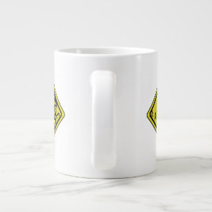 Försiktighet mot Cthulhu-kaffet Mugg Jumbo Mugg