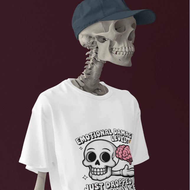 FÖRSIKTIGHET: PAPPA IN VILD T-Shirt - College Drop (streetwear dad tshir)