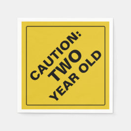 FÖRSIKTIGHET: Pappra Napkins Pappersservett