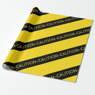 Försiktighet Party Decor Presentpapper