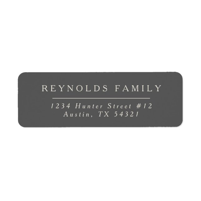 Försiktighet Returadress Etikett (Framsidan)