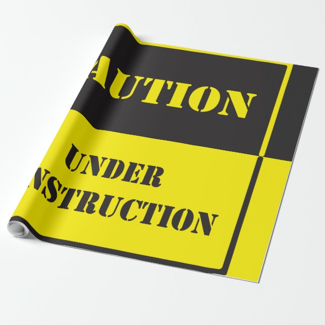 FÖRSIKTIGHET UNDER KONSTRUKTIONSSIGNAL PRESENTPAPPER (Utrullad)
