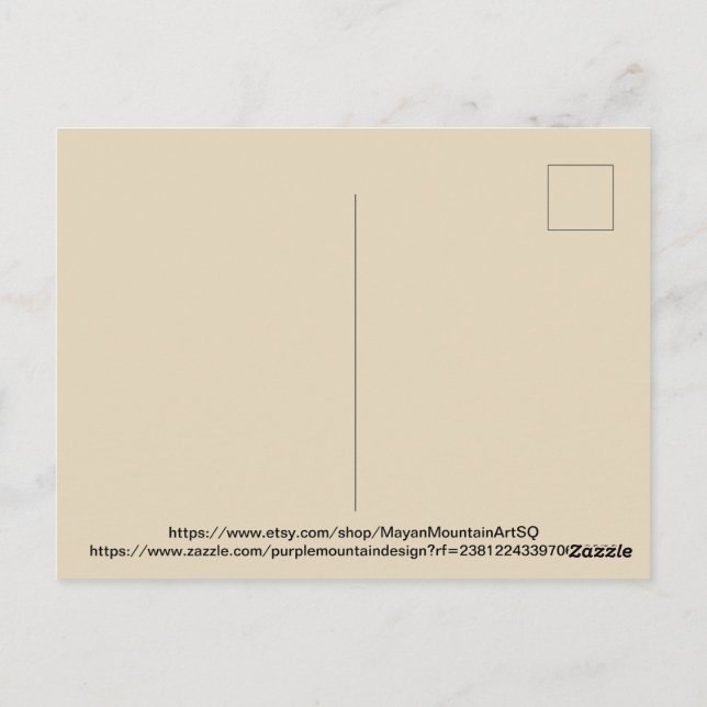 Försiktighet Vykort (Baksida)