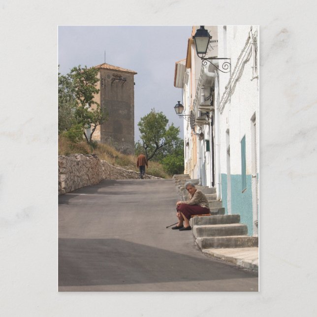 Försiktighet. Vykort (Framsida)