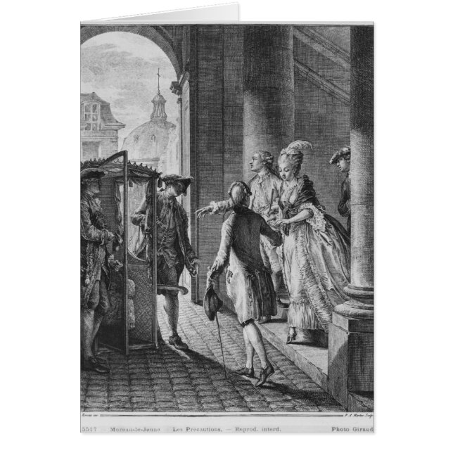 Försiktigheterna Hälsningskort (Framsidan)